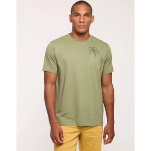 Camiseta Manga Corta Caqui - Aramis