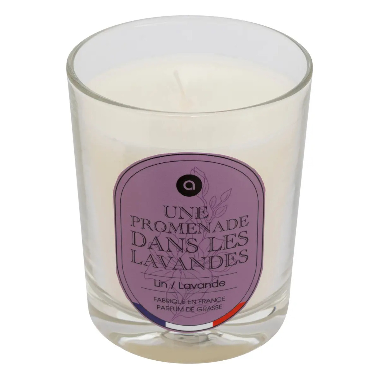 Bougie parfumée Nibi lin et lavande 180g