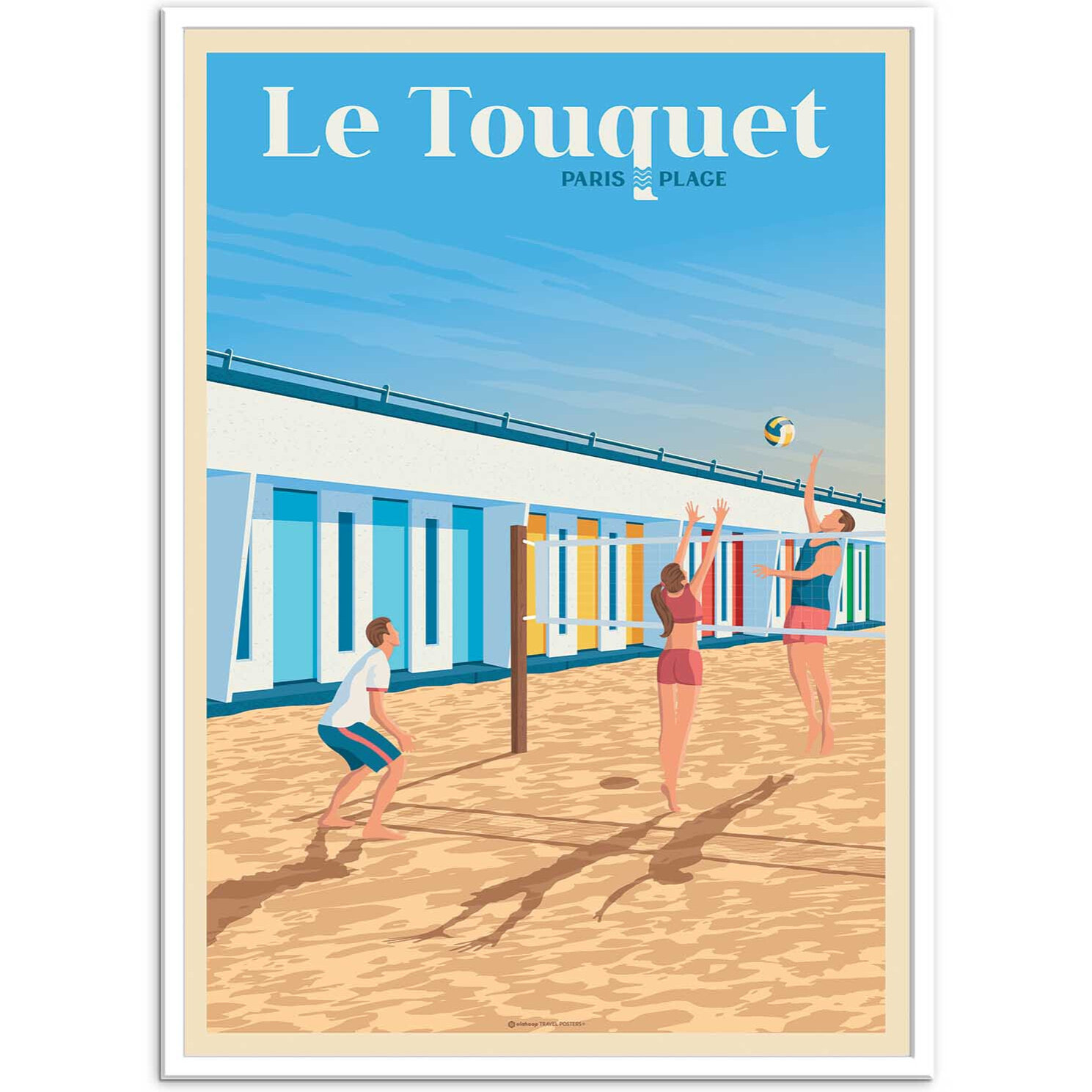 Affiche - Le Touquet - Olahoop Travel Posters