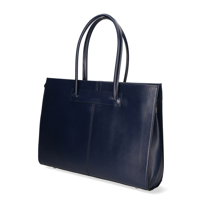 Borsa a mano da donna - Modello Eugenia - 100% pelle - 40.0 x 29.0 x 10.0 cm
