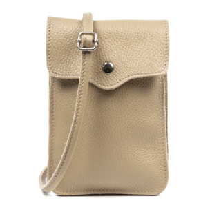 Albareto Borsa a tracolla donna in vera pelle finitura Dollaro