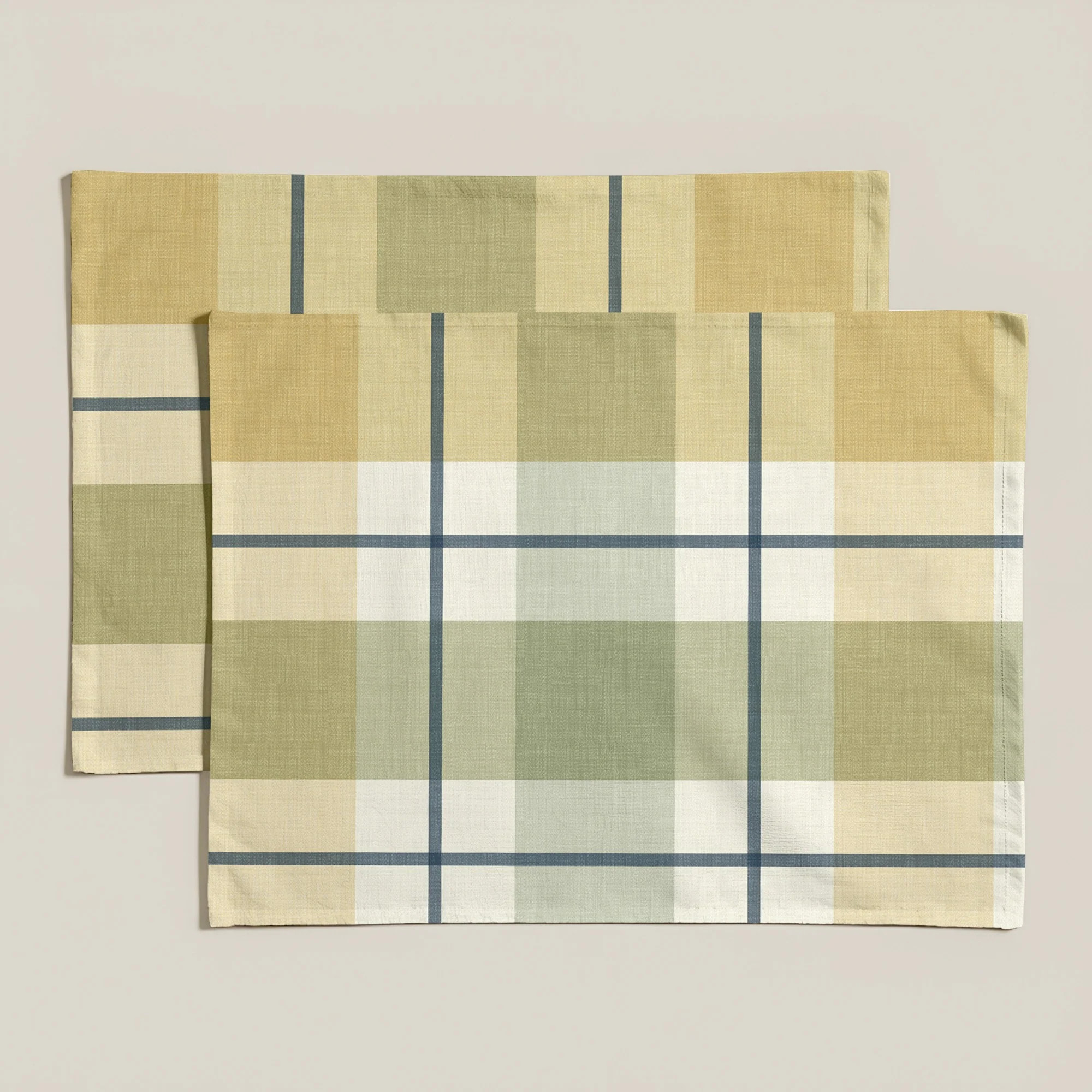 Lot de 2 sets de table anti-taches Teli