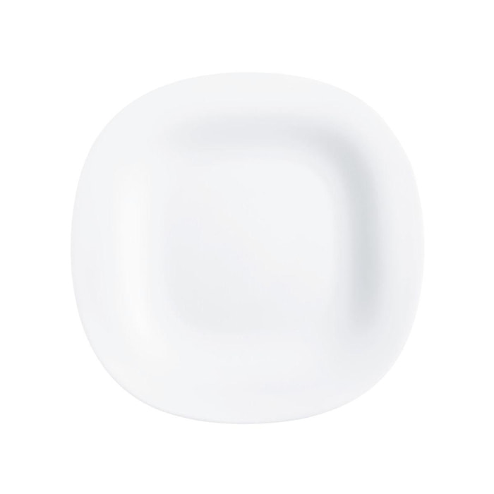 Assiette blanche 21 x 19,6 cm Carine - Luminarc
