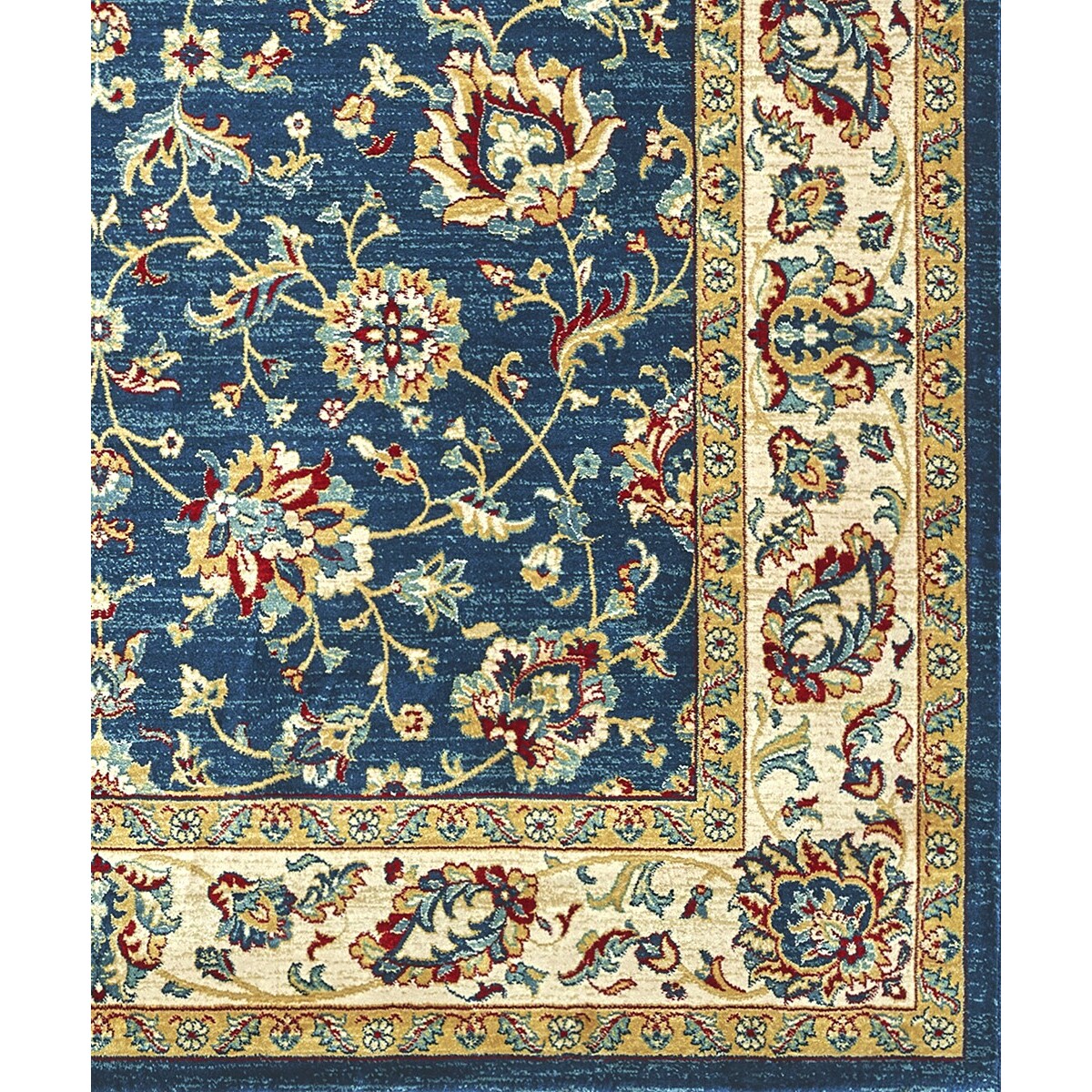 Tappeto Orientale Motivo Persiano Disegno Classico Blu