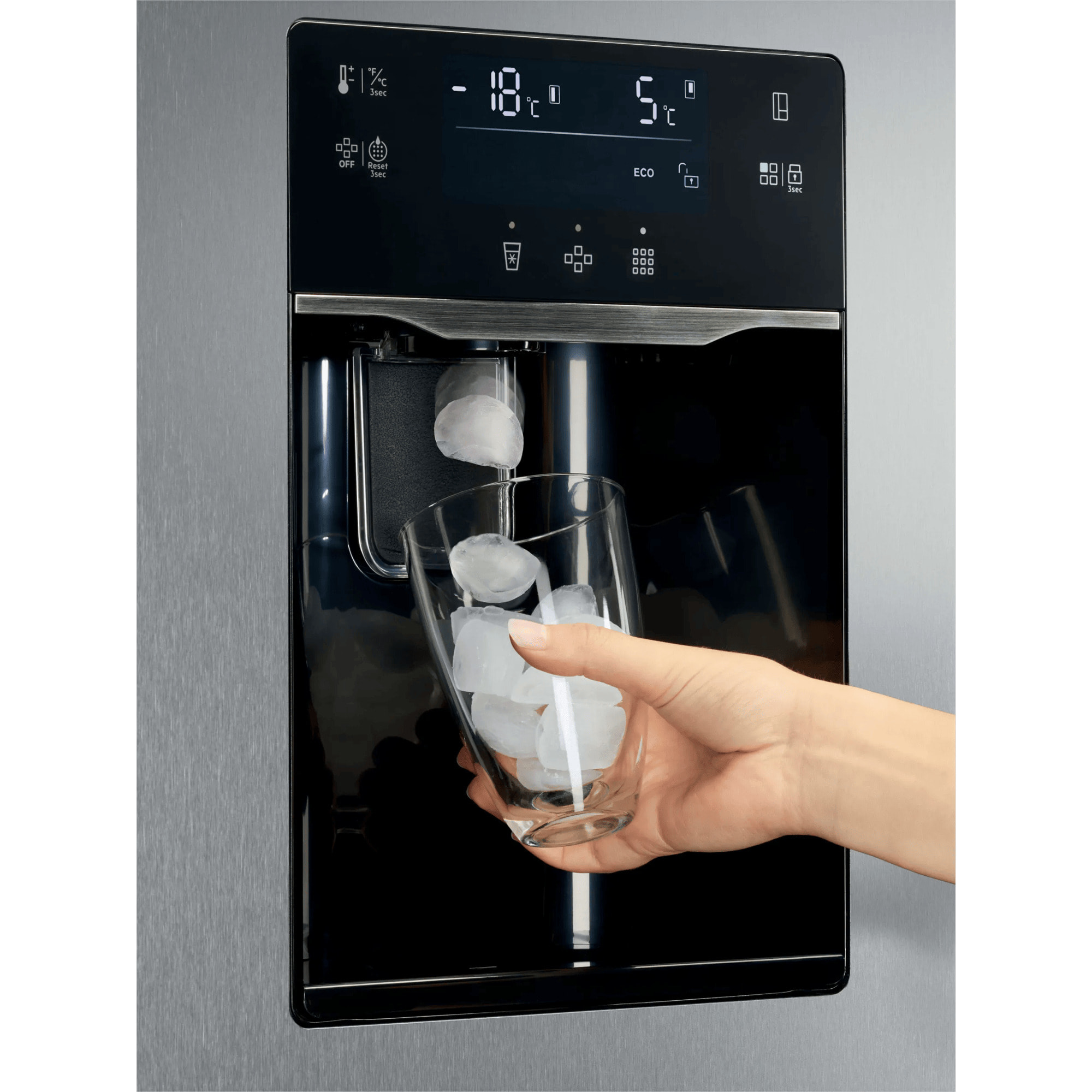 AEG Frigorífico americano de libre instalación Serie 9000 Inox de 177,5 cm ORX9V351DU | Reacondicionado