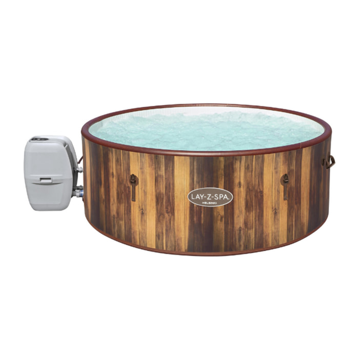 Bestway Spa gonflable rond Lay-Z-Spa Helsinki AirJet avec WiFi 5-7 personnes