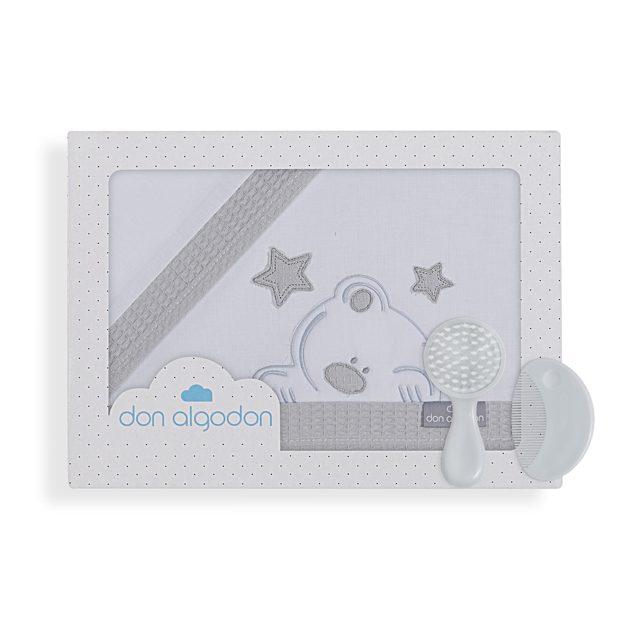 Trip Cuna 100 % Alg . Mod Viggo Bco/Gris