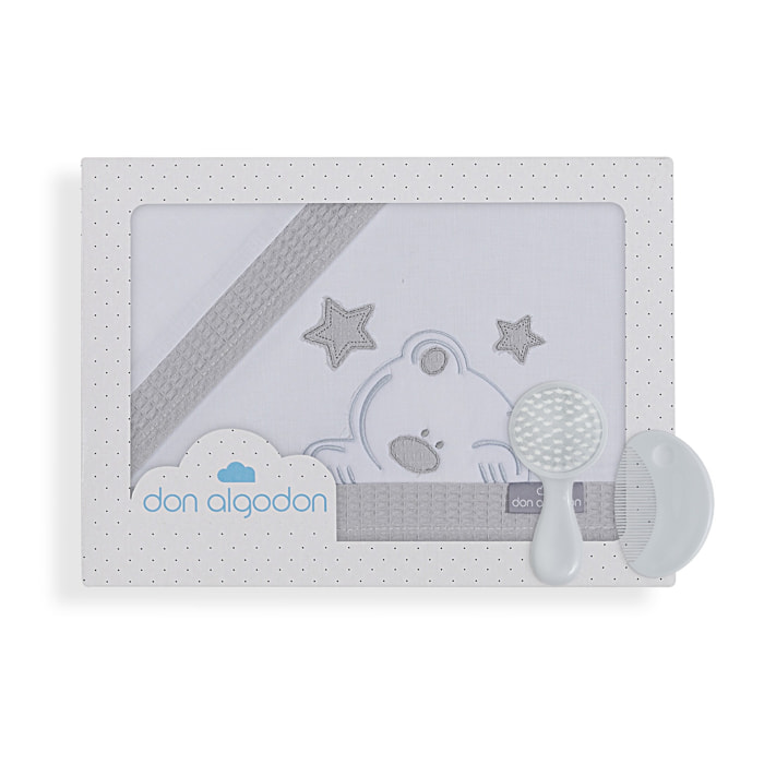 Trip Cuna 100 % Alg . Mod Viggo Bco/Gris
