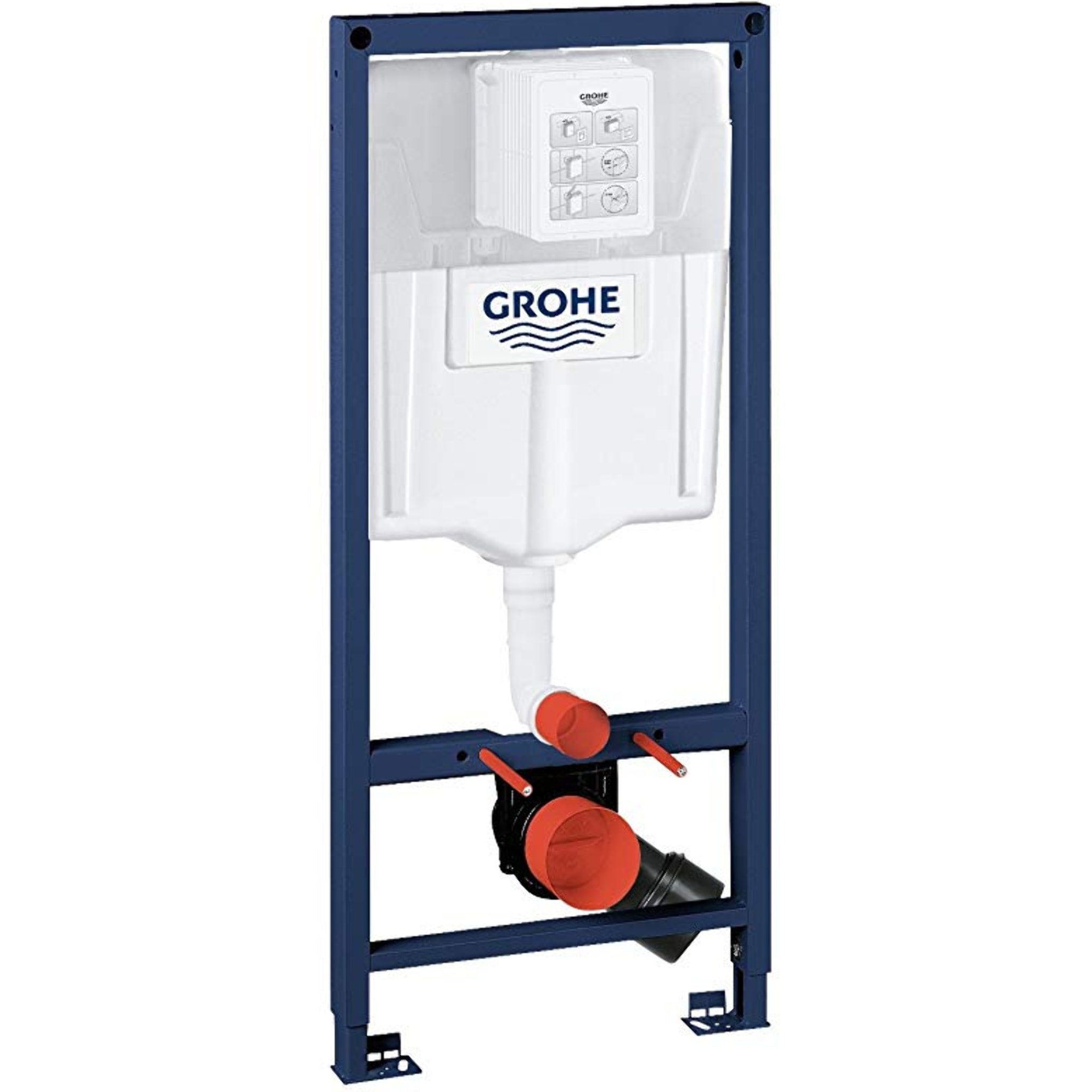 Pack WC Bâti-support + WC sans bride SAT Fusion + Abattant softclose + Plaque Chrome