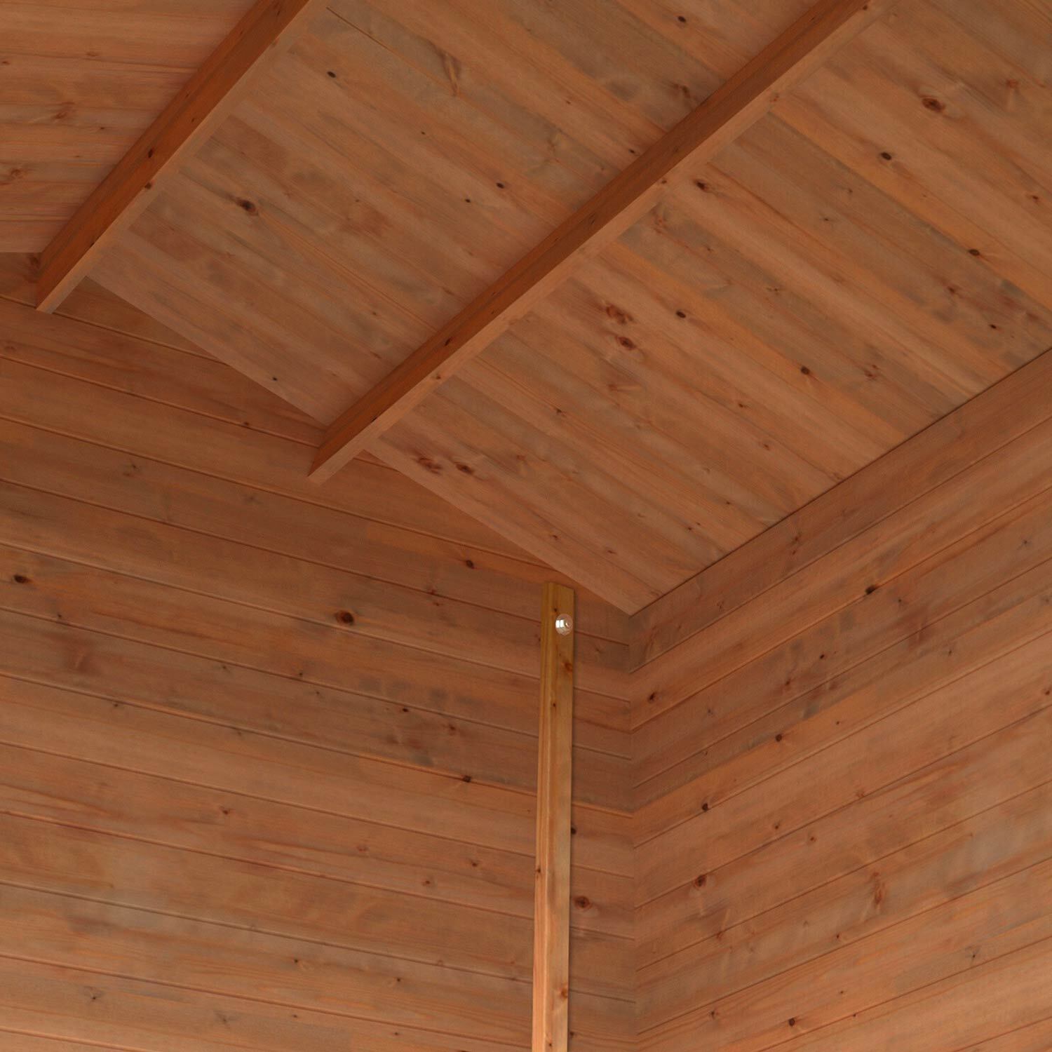 Clara - Casetta da giardino in legno di pino 206x176 cm