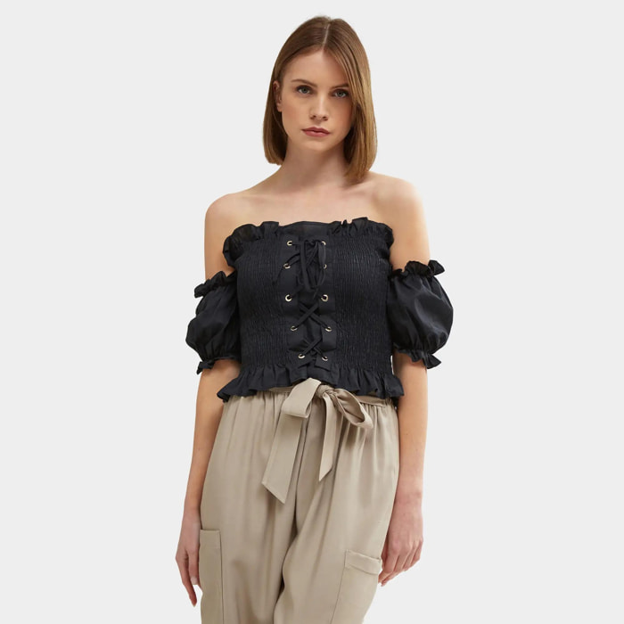 BLUSA TOP OFF-SHOULDER