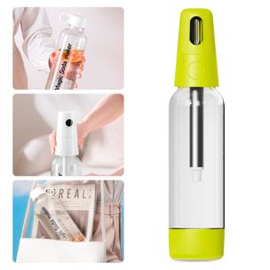 Máquina portátil KT-128A para preparar agua con gas y bebidas carbonatadas en casa. 1L de capacidad.