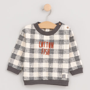Sudadera cuadros Highland Boy