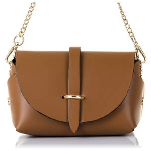 Aurora Bolso bandolera Mujer.Piel auténtica Ruga