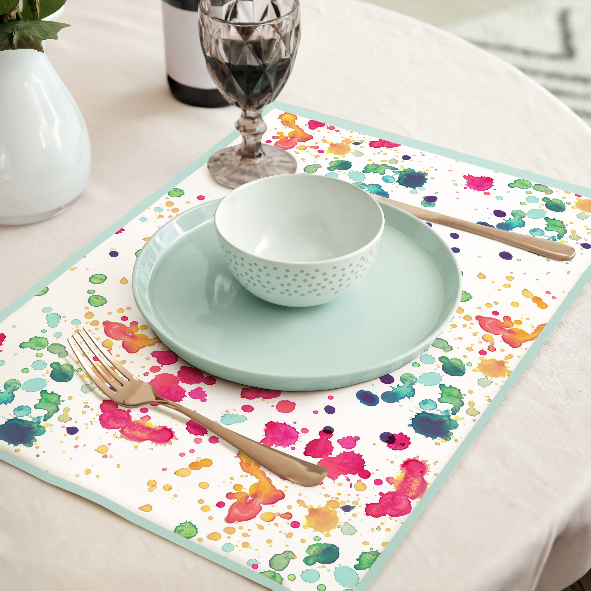 Pack de deux sets de table Rainbow