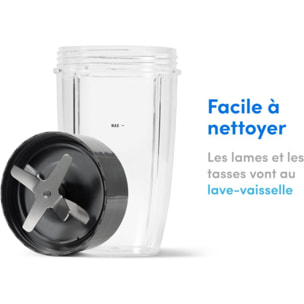 Blender NUTRIBULLET NB606DG Original 600 gris 2 accessoires