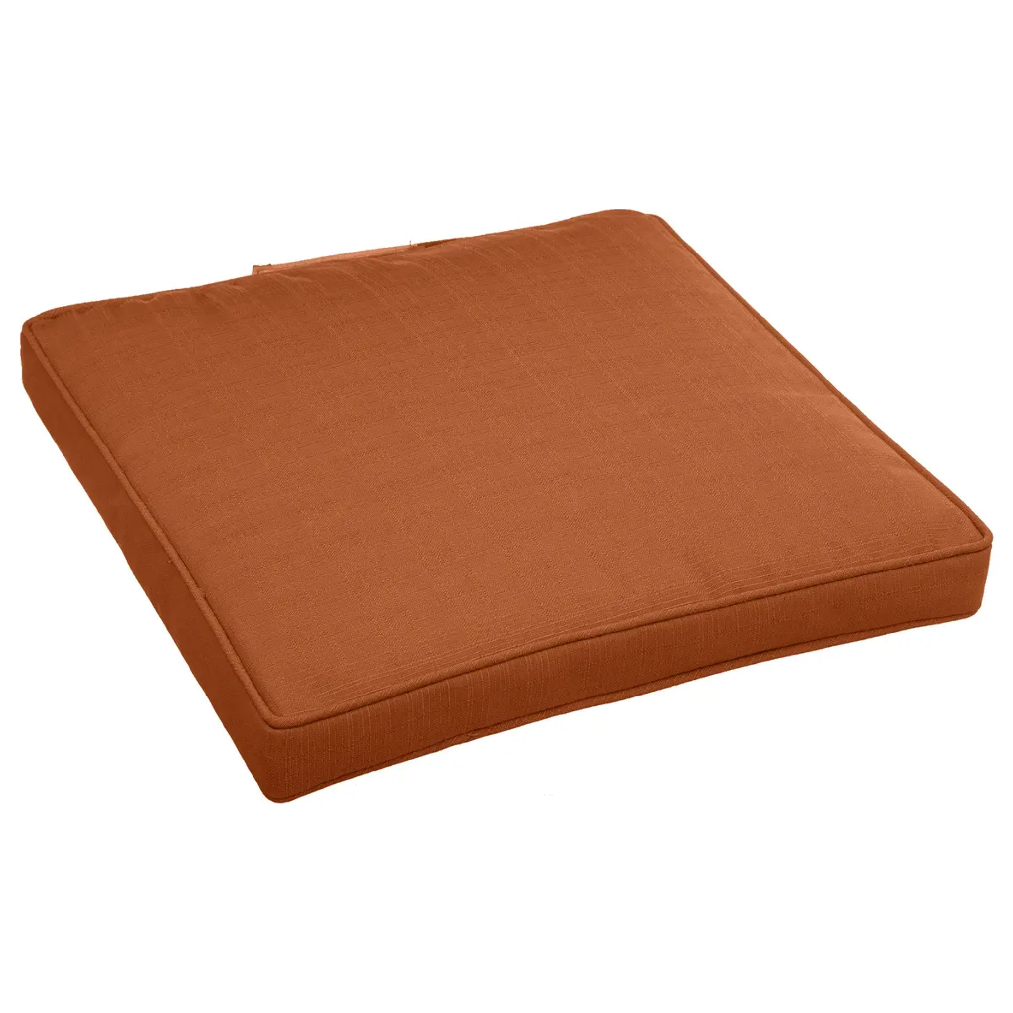 Galette de chaise carrée Terracotta