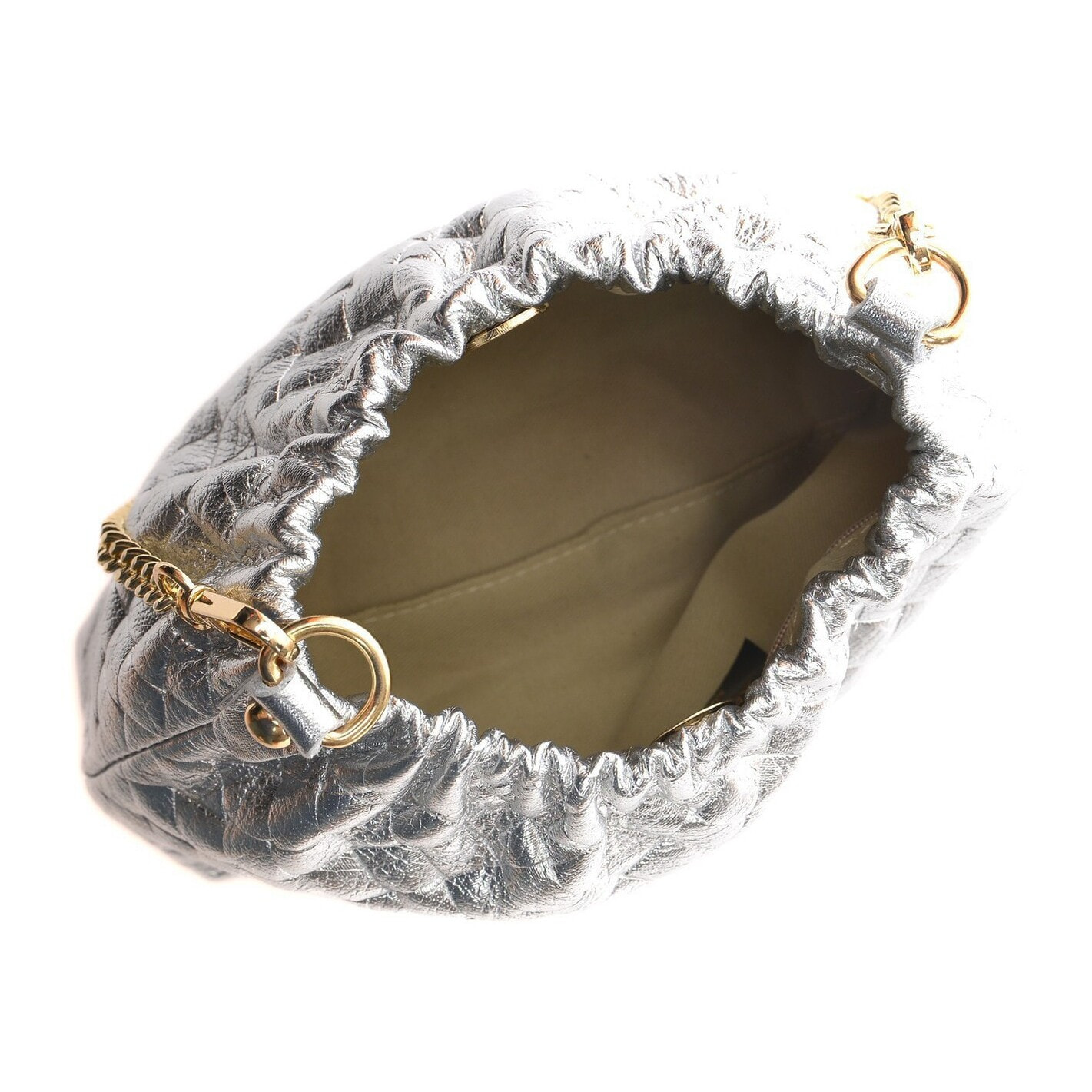 Borsa a spalla Anna Luchini Argentato