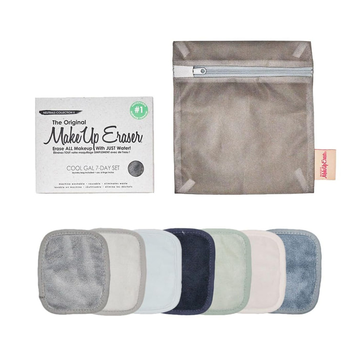Cool Neutrals  7-day set - Serviette Démaquillante Réutilisable x7