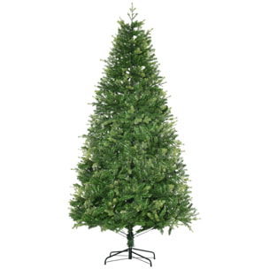 Sapin de Noël artificiel Ø 91 x 210H cm 865 branches épines imitation Nordmann grand réalisme vert