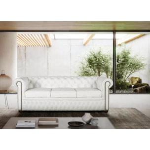 Sofá chester 3 plazas - 72x200x85cm