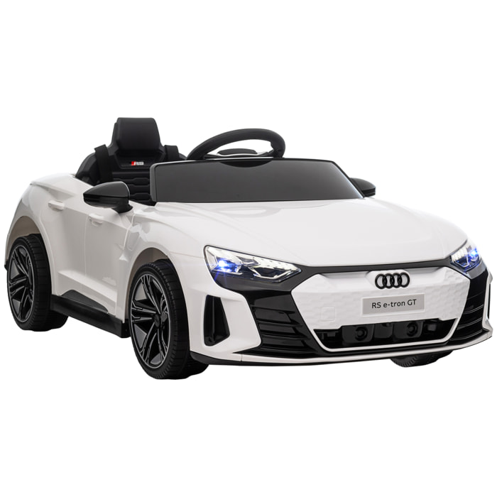 Coche Eléctrico AUDI RS e-tron GT para Niños de 3-5 Años 103x58x41 cm Blanco