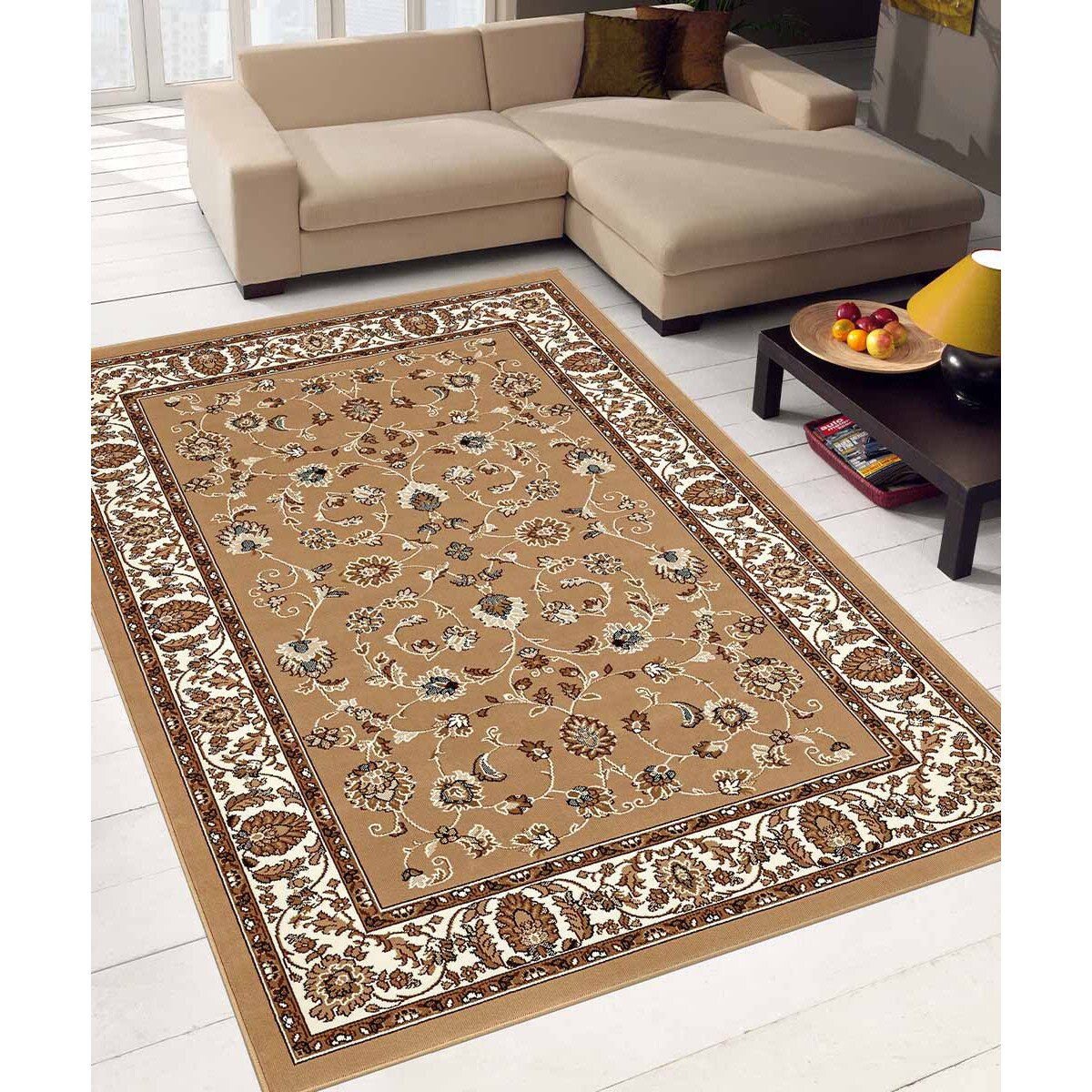 Tappeto Disegno Orientale Beige