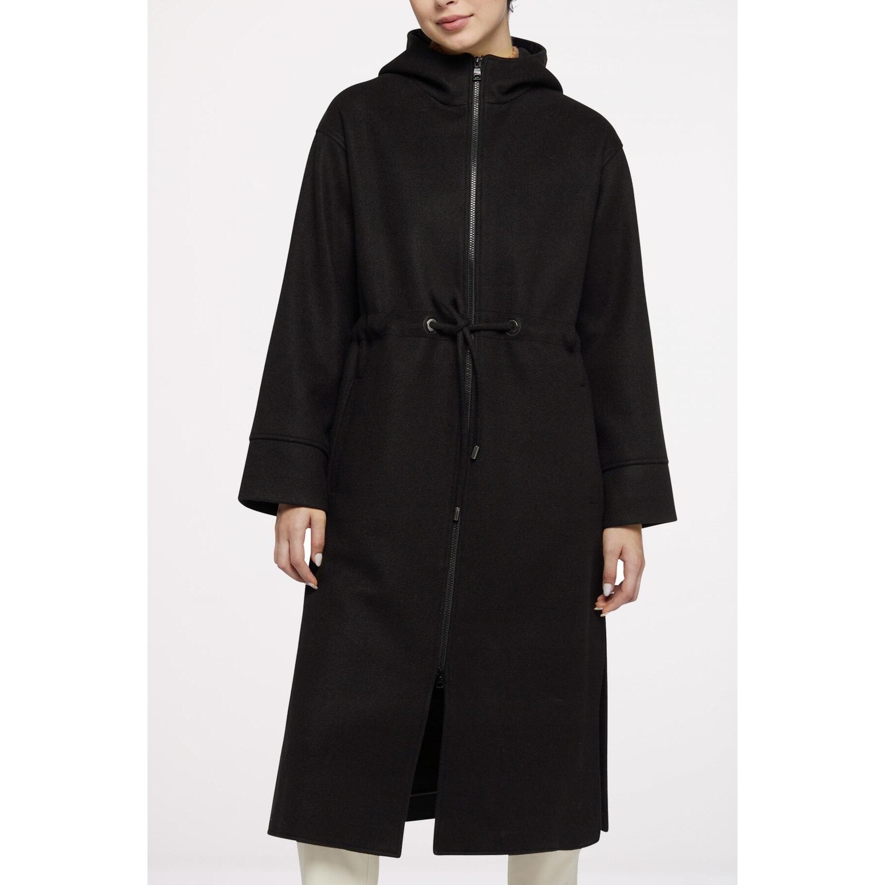 Abrigos Mujer de la marca GEOX  modelo W DORALEA LONG COAT NEGRO