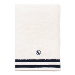 Set de 3 toallas de ducha en color blanco crudo 70x140cm 100% algodón 500gsm el ganso