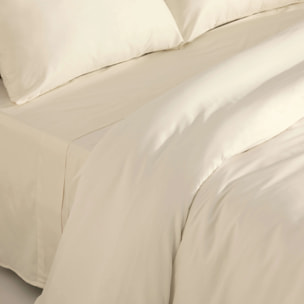 Housse de couette en satin 157 fils Natural