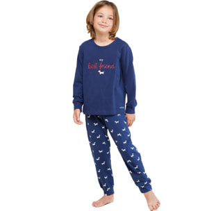 Pigiama bambino lungo cotone mini dog Noidinotte