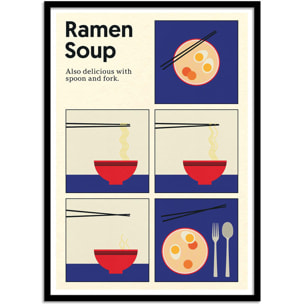 Affiche - Ramen Soup - Rosi Feist