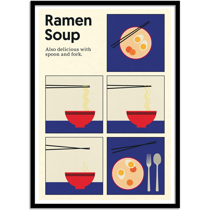 Affiche - Ramen Soup - Rosi Feist
