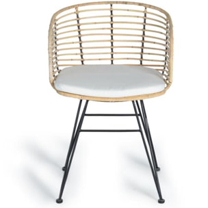 ENSEMBLE 2 CHAISES 80x52x56