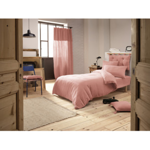 Pack housse de couette "Gaïa" "Gaze de Coton" 3 Pièces - Gaïa Rose Pêche