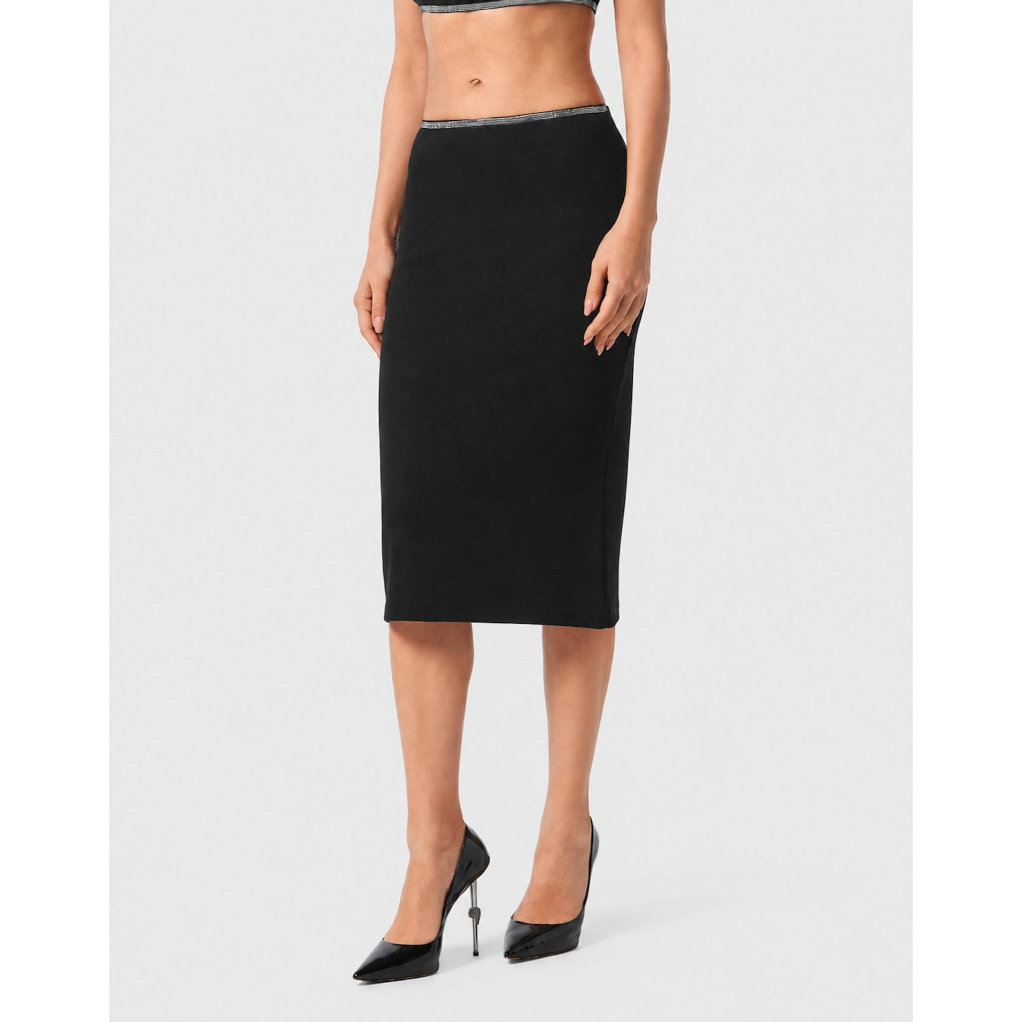 PHILIPP PLEIN Falda larga SIGNATURE