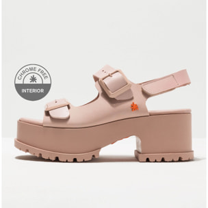 Sandalias con tacón 1821 GRASS WAXED ROSE/ MANCHESTER color Rose