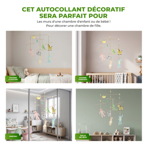 Stickers Muraux décoration adhésifs Portique Enfants Animaux