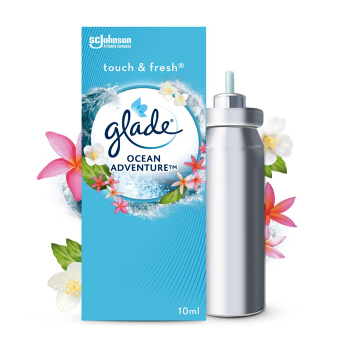 Lot de 12 - Glade Touch & Fresh Recharge Ocean Adventure