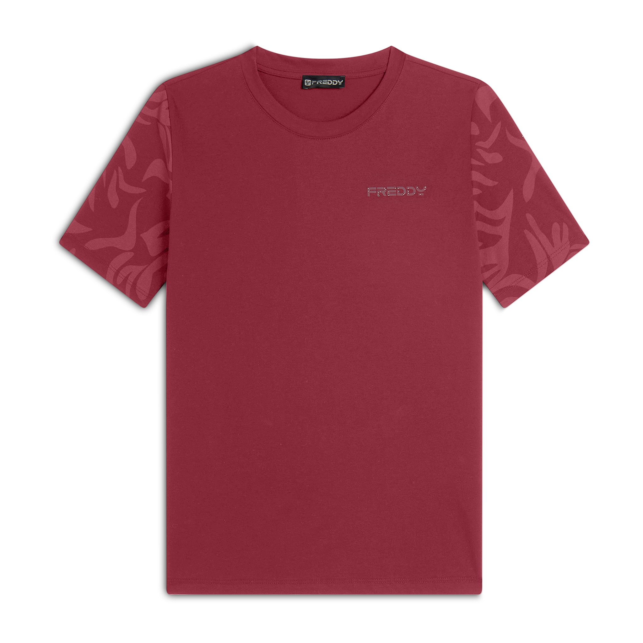 T-shirt donna regular fit con dettagli floreali