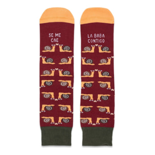 Calcetines "Se me cae la baba contigo" talla 36-41