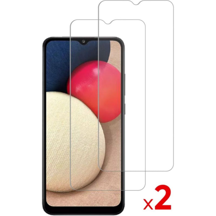 Pack ESSENTIELB Samsung A03s Coque + Verre trempé x2