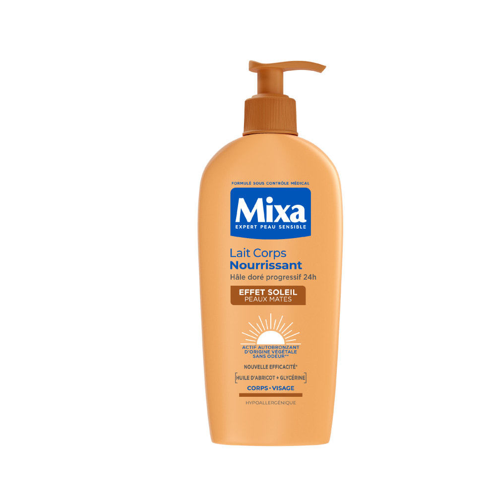 Mixa Lait Corps Effet Soleil peaux mates 250ml
