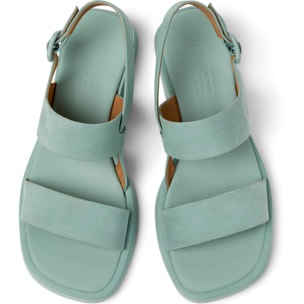 Sandalias - CAMPER Dana - Verde - Cuero Nubuck
