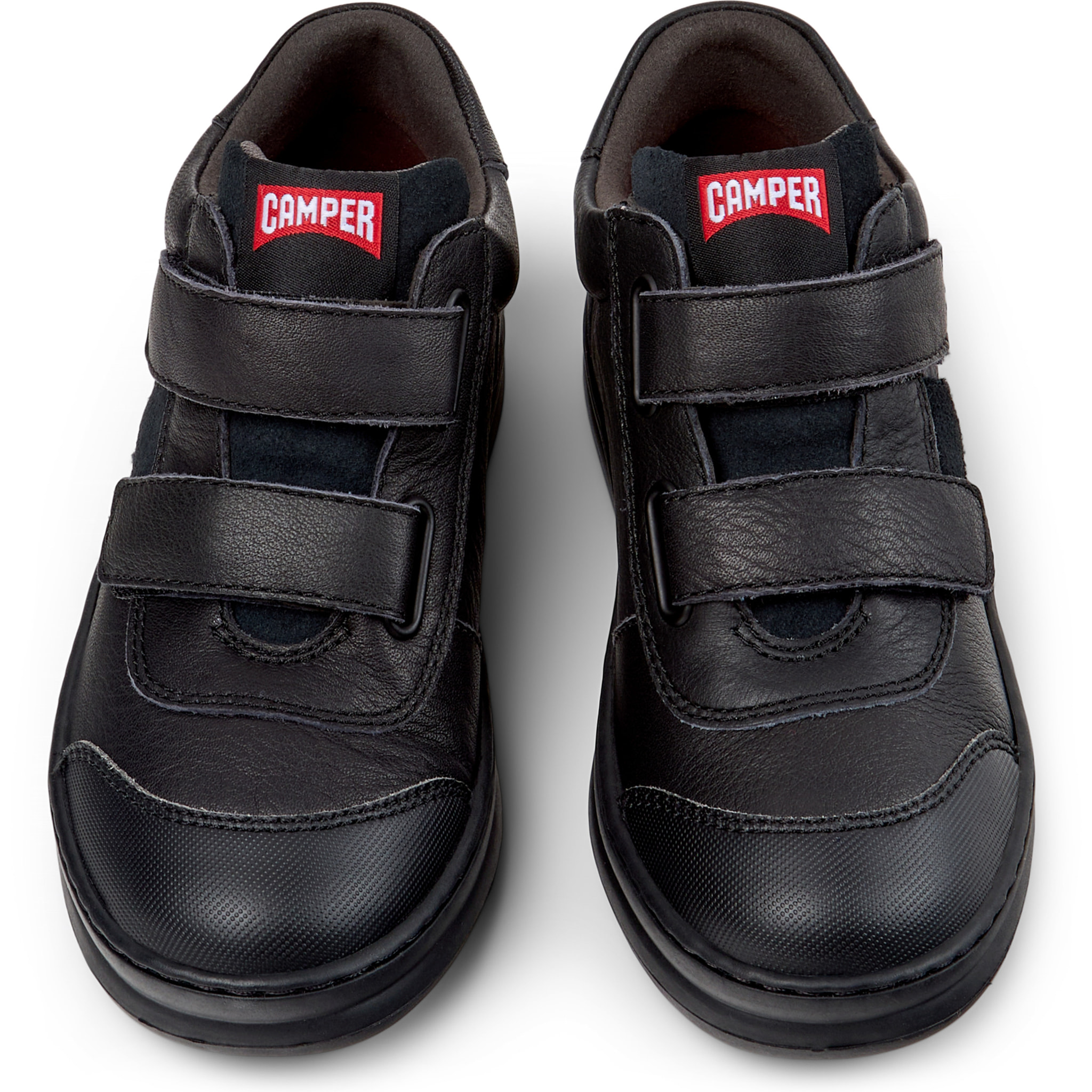 Sneaker-Bootie - CAMPER Runner Four - Negro - Cuero liso
