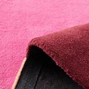 PANTONE - Tapis en laine fait main NUAGE SUCRE rose