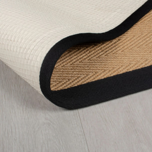 Tapis en jute antiderapant de couloir KIRA