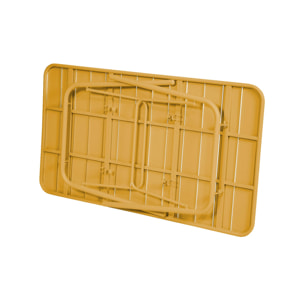 Table de jardin pliante métal 6 places AMÉLIA