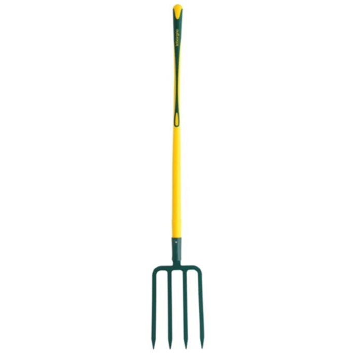 Fourche à bêcher à douille - 4 dents triangulaires 8 mm - Manche bois - LEBORGNE - 432291