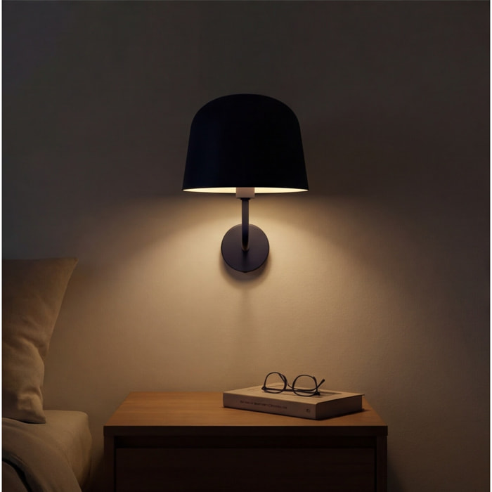 Forlight Fres aplique interior en azul para bombilla E14